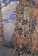 Childe Hassam The Fourth of July Spain oil painting artist